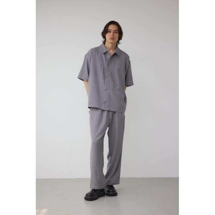 アウトステッチブッチャーシャツ | AZUL BY MOUSSY | 詳細画像26 