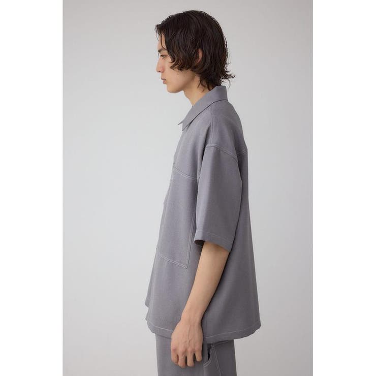 アウトステッチブッチャーシャツ | AZUL BY MOUSSY | 詳細画像28 