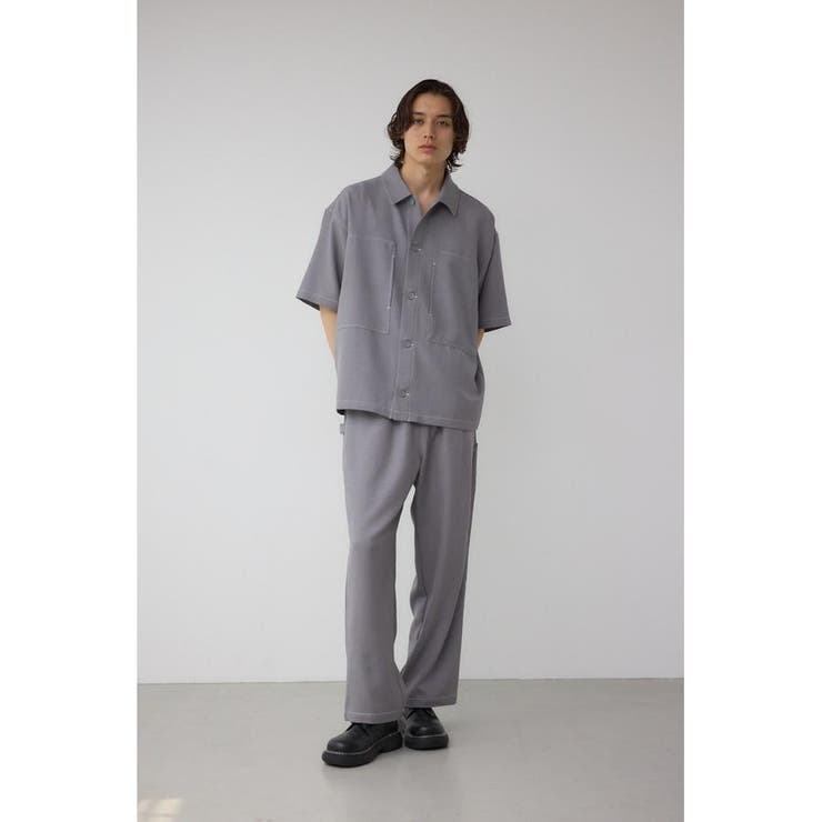 アウトステッチブッチャーシャツ | AZUL BY MOUSSY | 詳細画像26 