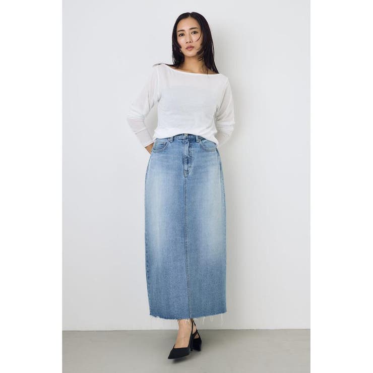デニムロングスカート | AZUL BY MOUSSY | 詳細画像16 