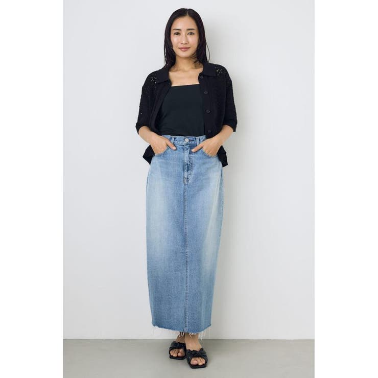 デニムロングスカート | AZUL BY MOUSSY | 詳細画像17 