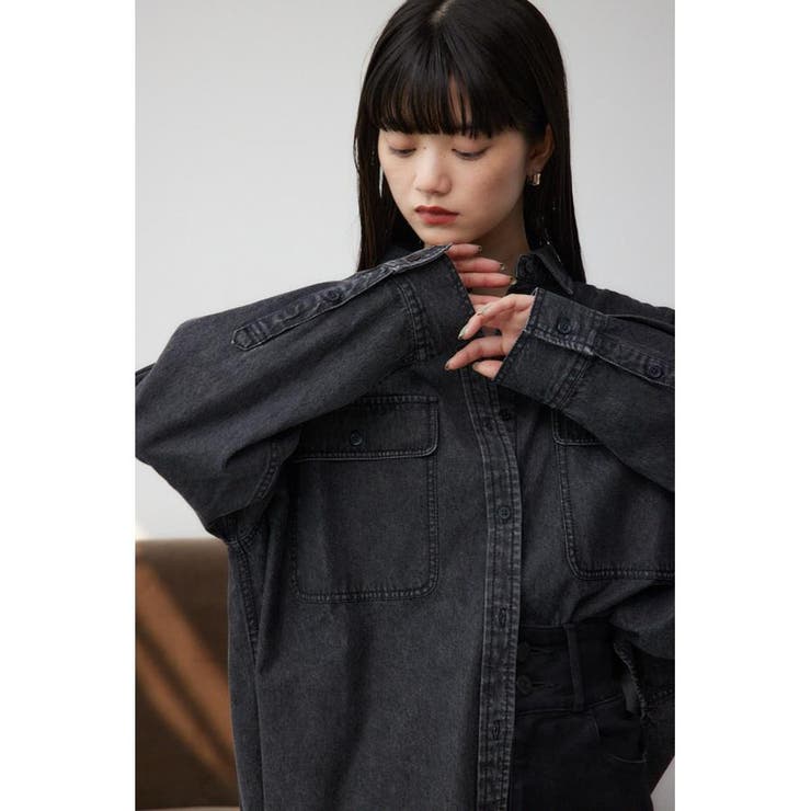 ルーズポケットシャツ | AZUL BY MOUSSY | 詳細画像1 