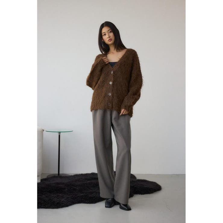 シャギー起毛ニットカーディガン | AZUL BY MOUSSY | 詳細画像14 