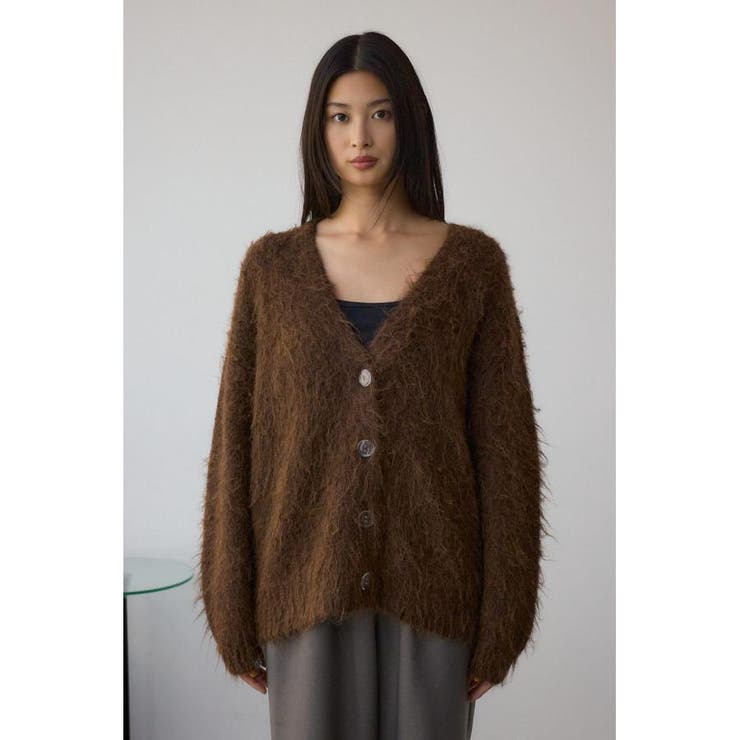 シャギー起毛ニットカーディガン | AZUL BY MOUSSY | 詳細画像15 