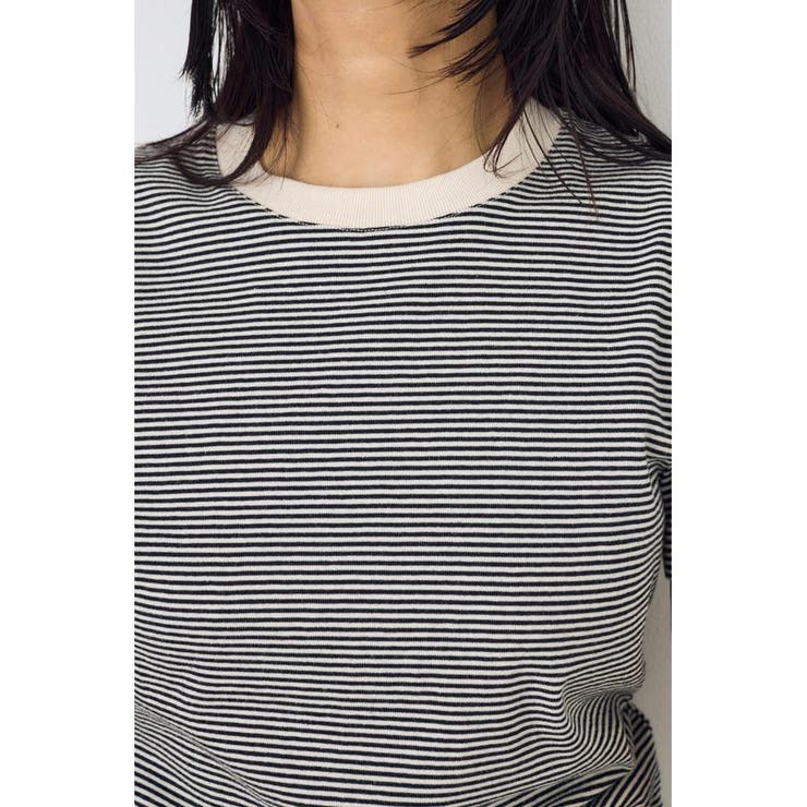 ミニボーダーTシャツ | AZUL BY MOUSSY | 詳細画像7 
