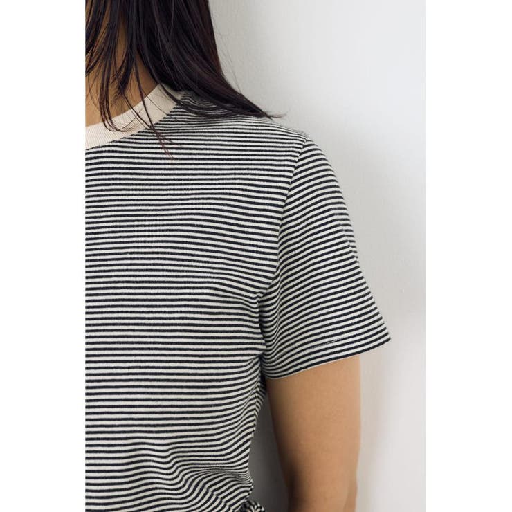ミニボーダーTシャツ | AZUL BY MOUSSY | 詳細画像8 