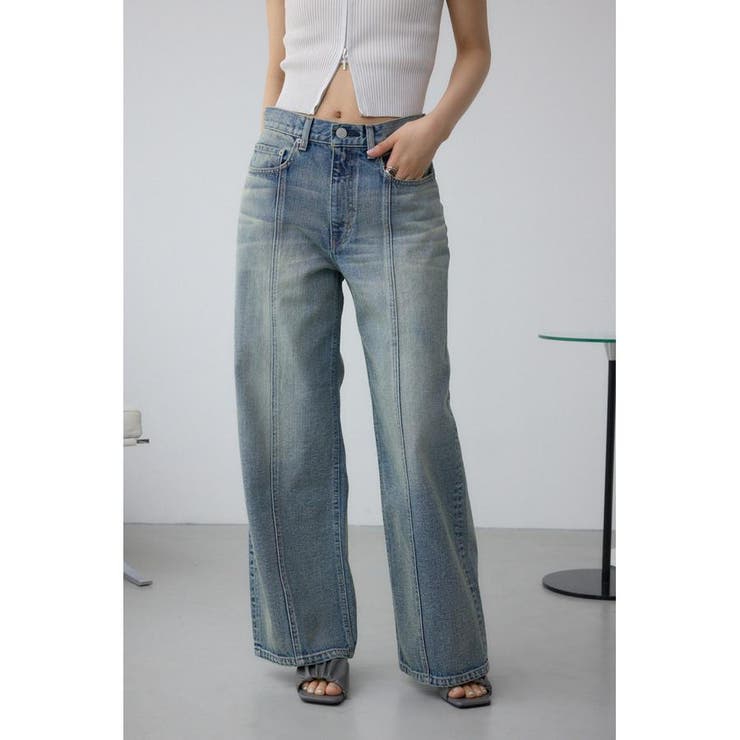 L/BLU1 | AZUL DENIM ヴィンテージワイドデニム | AZUL BY MOUSSY