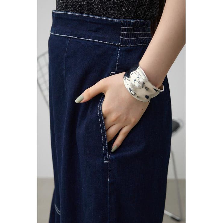 カシュクールフレアマーメードデニムスカート | AZUL BY MOUSSY | 詳細画像21 