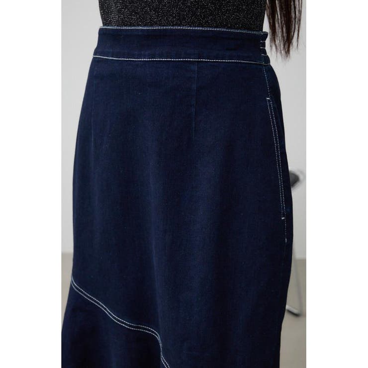 カシュクールフレアマーメードデニムスカート | AZUL BY MOUSSY | 詳細画像20 