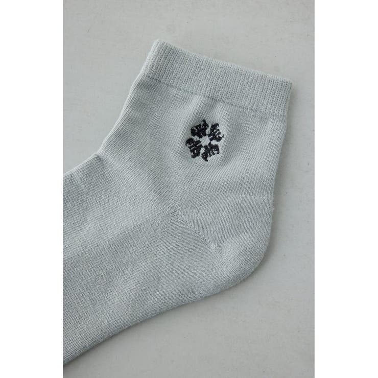 ワンポイント刺繍アンクルソックス | AZUL BY MOUSSY | 詳細画像10 