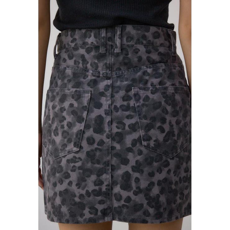 AZUL DENIM 起毛ツイルレオパードミニ | AZUL BY MOUSSY | 詳細画像10 