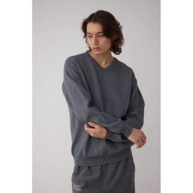 スムースニットVネックトップス | AZUL BY MOUSSY | 詳細画像25 