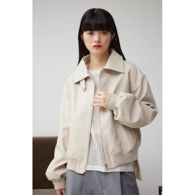 フェイクレザージャケット[品番：AZLW0022659]｜AZUL BY MOUSSY