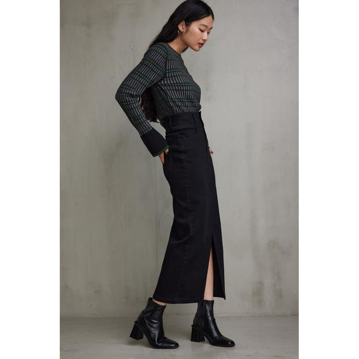 AZUL DENIM ハイウエストスカート | AZUL BY MOUSSY | 詳細画像4 