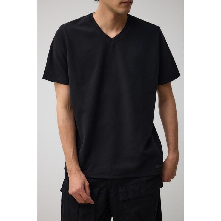 BLK | カノコベーシックVネックTシャツ | AZUL BY MOUSSY