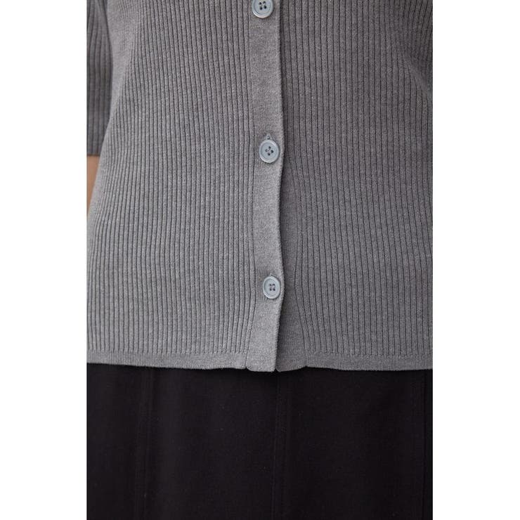 5分袖ギャザーオフショルニットトップス | AZUL BY MOUSSY | 詳細画像31 