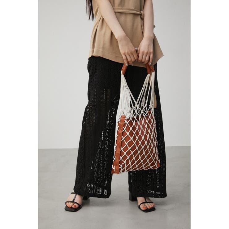 PIPING MACRAME NET BAG | AZUL BY MOUSSY | 詳細画像16 