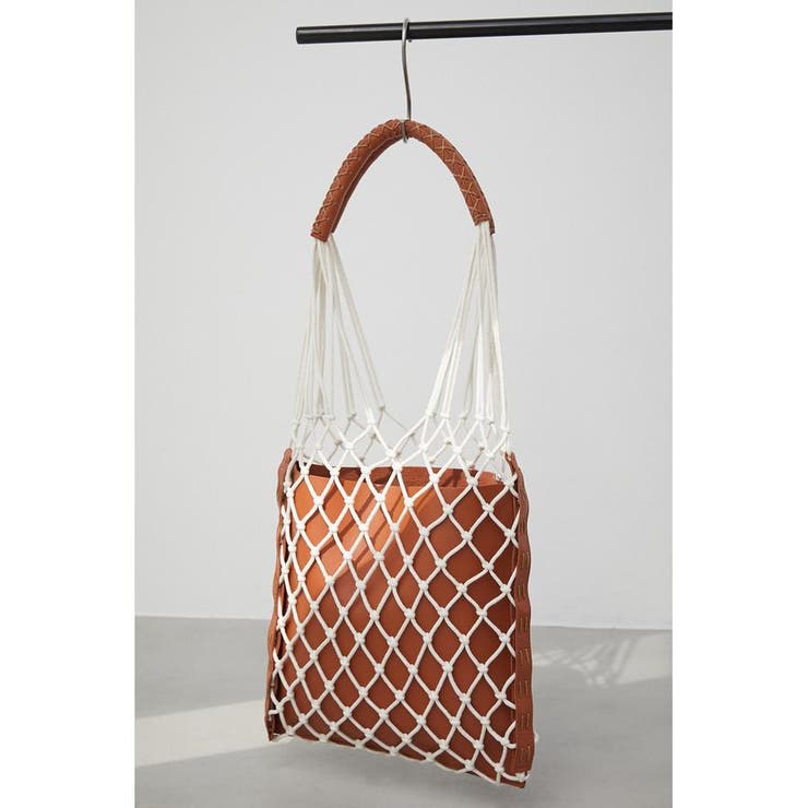 CAM | PIPING MACRAME NET BAG | AZUL BY MOUSSY