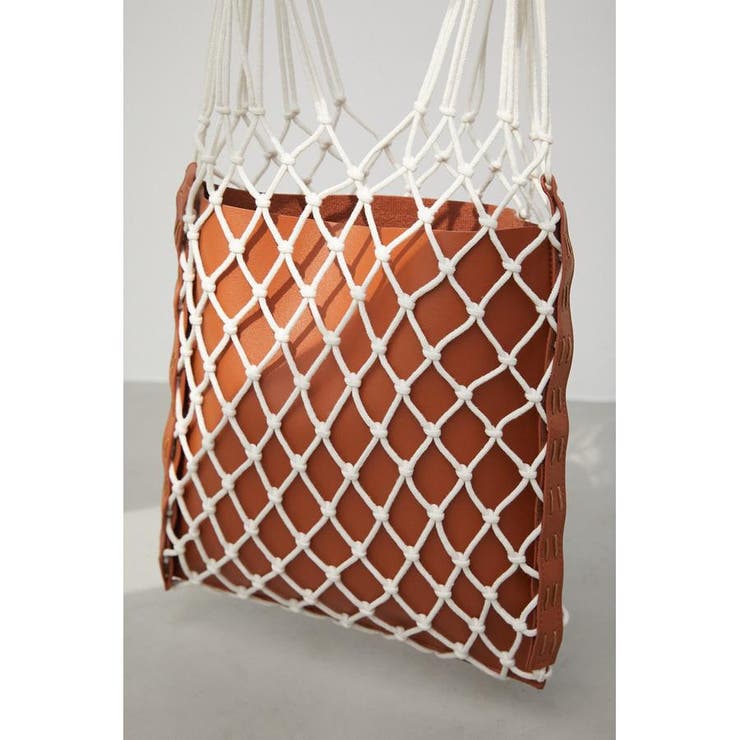 PIPING MACRAME NET BAG | AZUL BY MOUSSY | 詳細画像10 