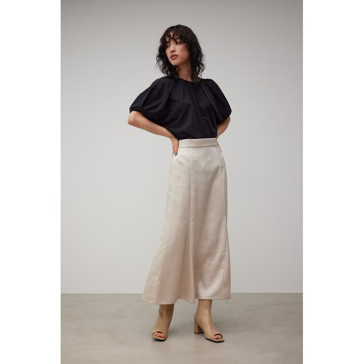 サテンフレアスカート | AZUL BY MOUSSY | 詳細画像12 