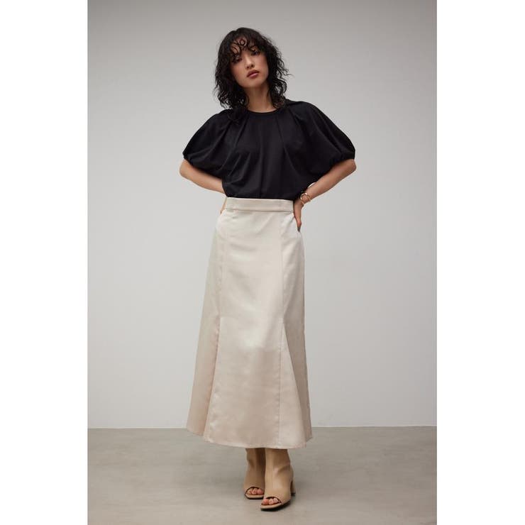 サテンフレアスカート | AZUL BY MOUSSY | 詳細画像13 