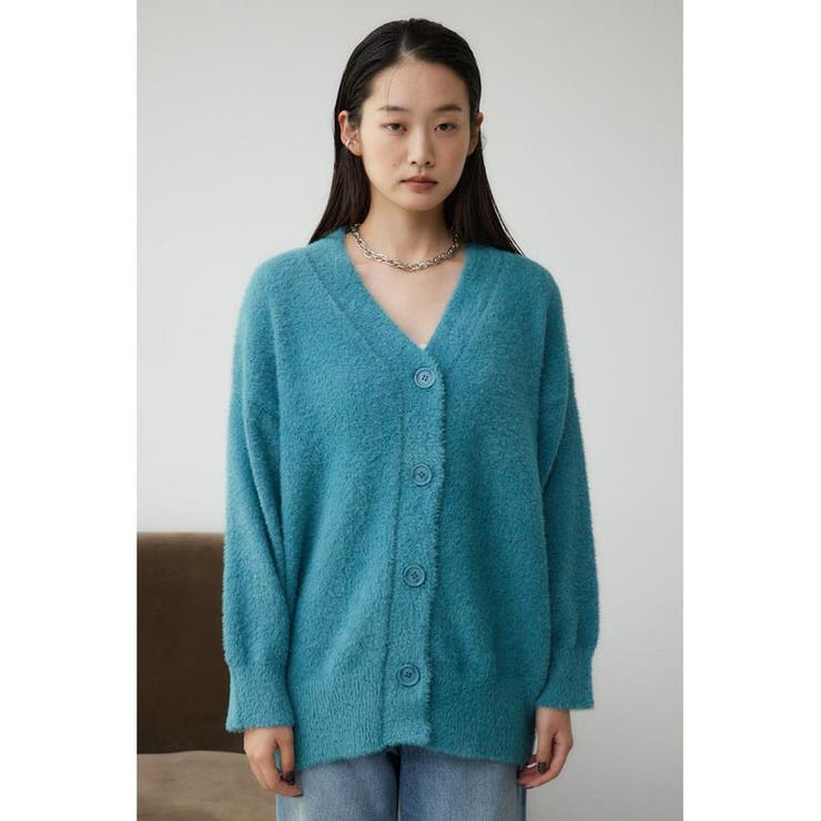 モヘヤライクニットカーディガン | AZUL BY MOUSSY | 詳細画像31 