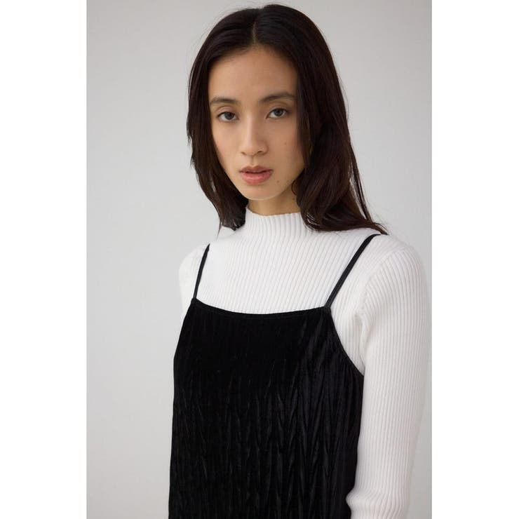 プリーツベロアキャミワンピース | AZUL BY MOUSSY | 詳細画像13 