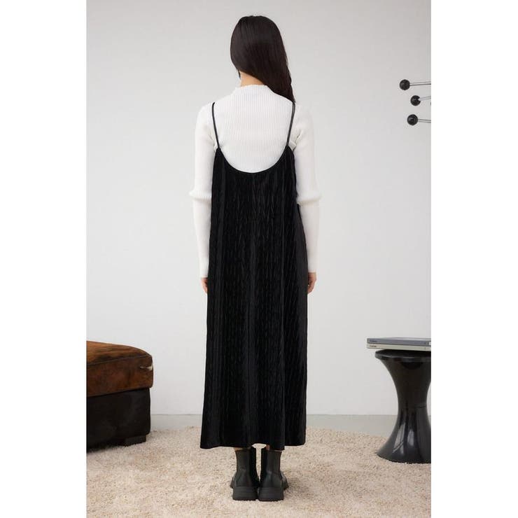 プリーツベロアキャミワンピース | AZUL BY MOUSSY | 詳細画像18 