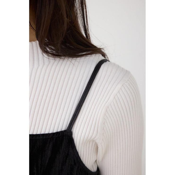 プリーツベロアキャミワンピース | AZUL BY MOUSSY | 詳細画像21 