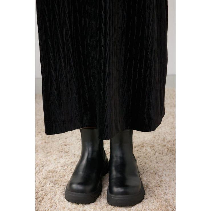 プリーツベロアキャミワンピース | AZUL BY MOUSSY | 詳細画像22 