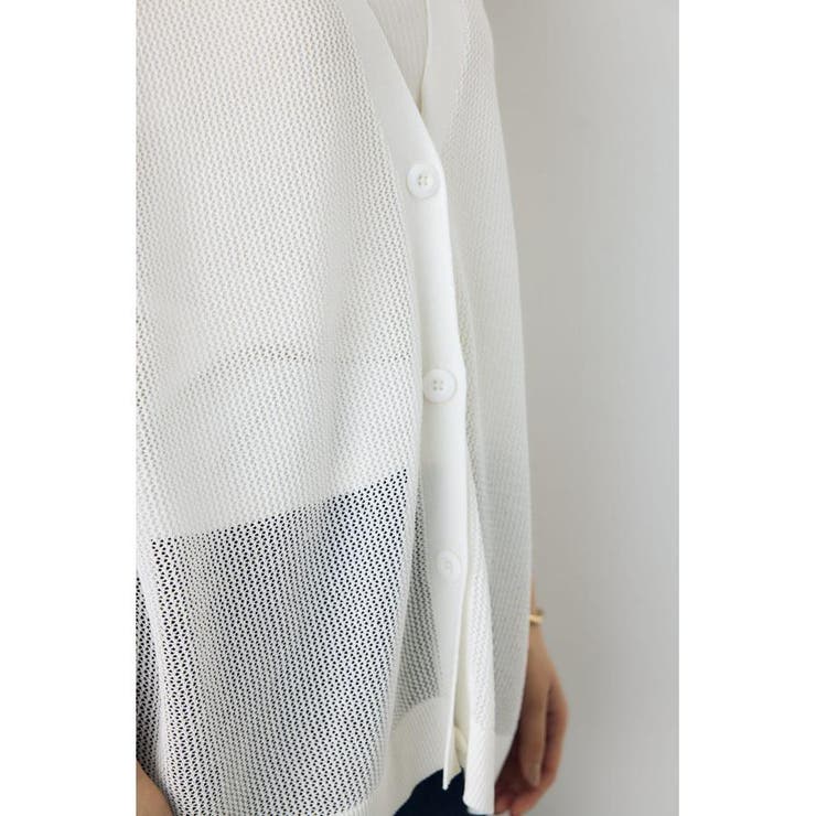 コードヤーンメッシュカーデ | AZUL BY MOUSSY | 詳細画像10 