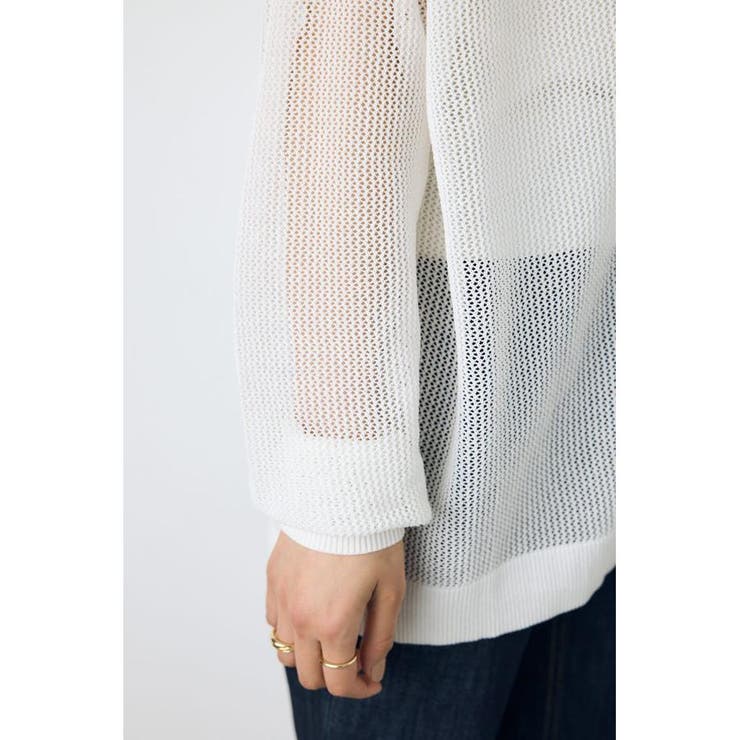 コードヤーンメッシュカーデ | AZUL BY MOUSSY | 詳細画像11 