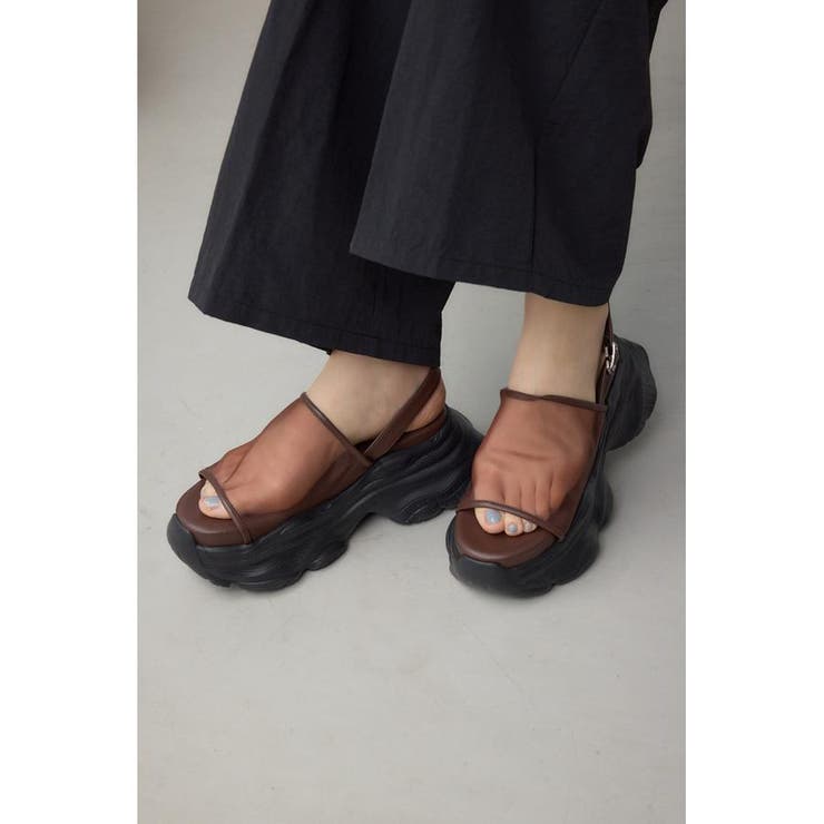 スニーカーソールシアーサンダル | AZUL BY MOUSSY | 詳細画像11 