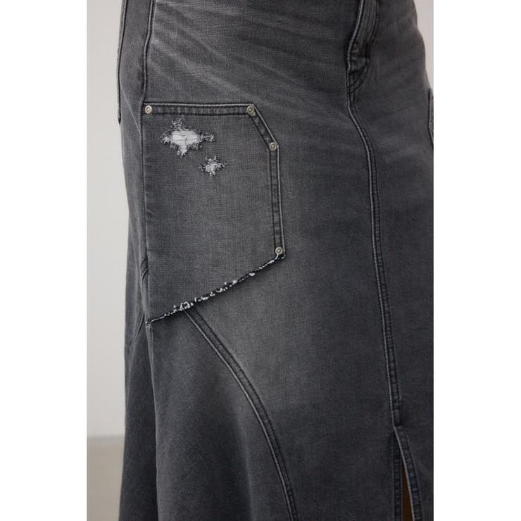 AZUL DENIM ダメージマーメイドスカート | AZUL BY MOUSSY | 詳細画像13 