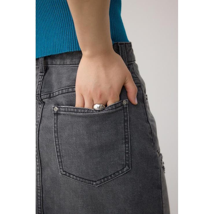 AZUL DENIM ダメージマーメイドスカート | AZUL BY MOUSSY | 詳細画像11 