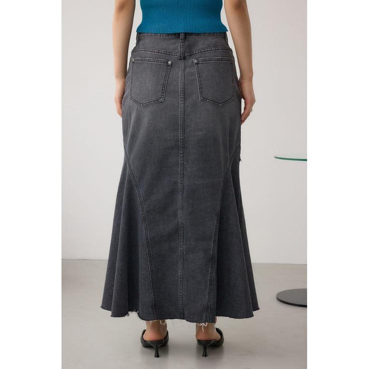 AZUL DENIM ダメージマーメイドスカート | AZUL BY MOUSSY | 詳細画像7 