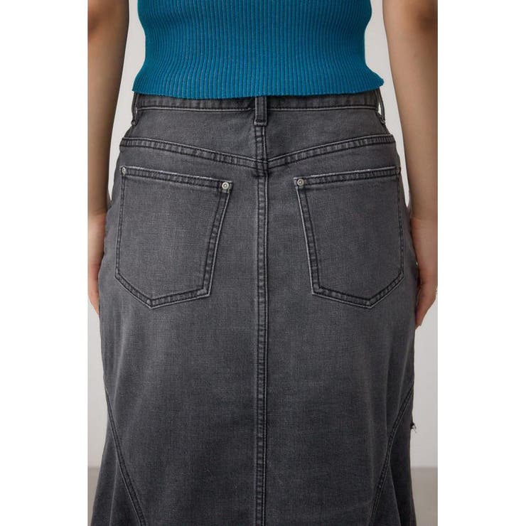AZUL DENIM ダメージマーメイドスカート | AZUL BY MOUSSY | 詳細画像9 