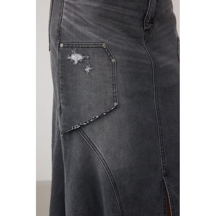 AZUL DENIM ダメージマーメイドスカート | AZUL BY MOUSSY | 詳細画像13 
