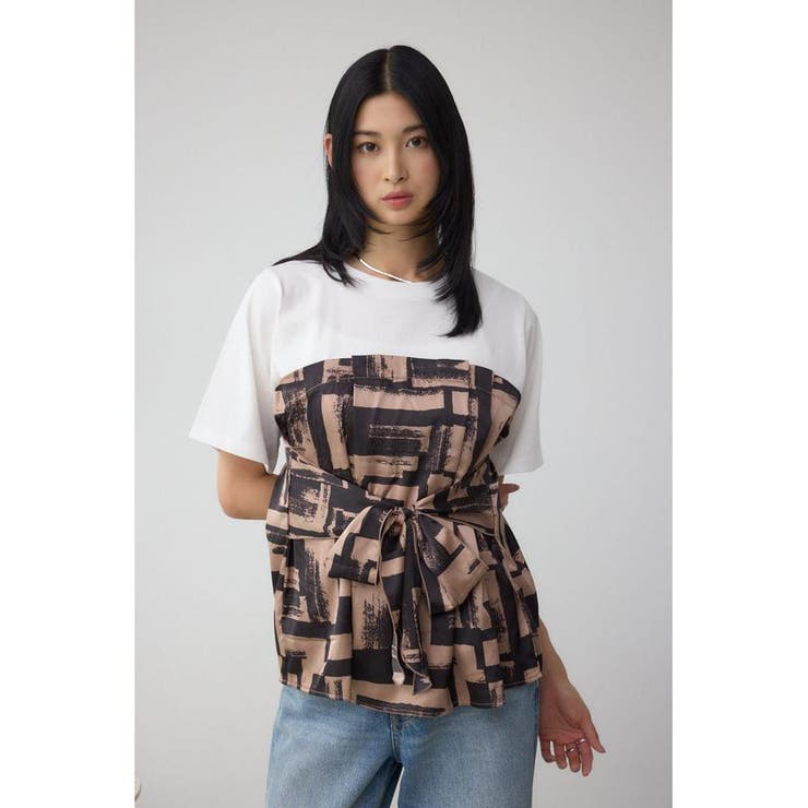 スカーフドッキングトップス | AZUL BY MOUSSY | 詳細画像15 