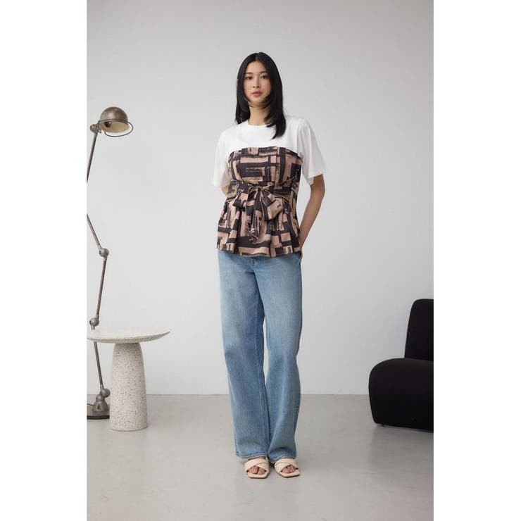 スカーフドッキングトップス | AZUL BY MOUSSY | 詳細画像16 