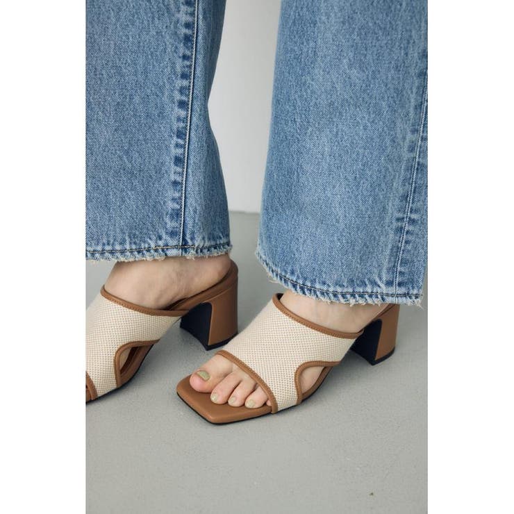 カットアウトヒールサンダル | AZUL BY MOUSSY | 詳細画像31 