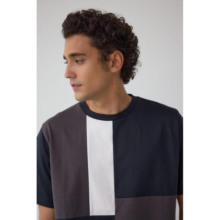 パネルスウィッチングTシャツ | AZUL BY MOUSSY | 詳細画像13 