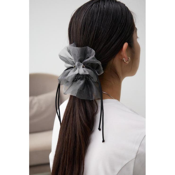 シアードローストリングシュシュ | AZUL BY MOUSSY | 詳細画像10 