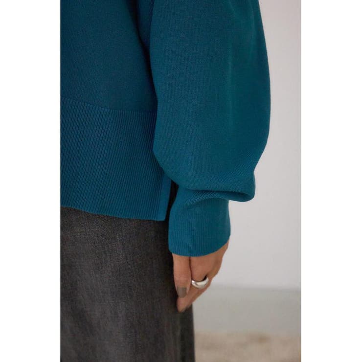ポロカラーフォルムニットプルオーバー | AZUL BY MOUSSY | 詳細画像30 