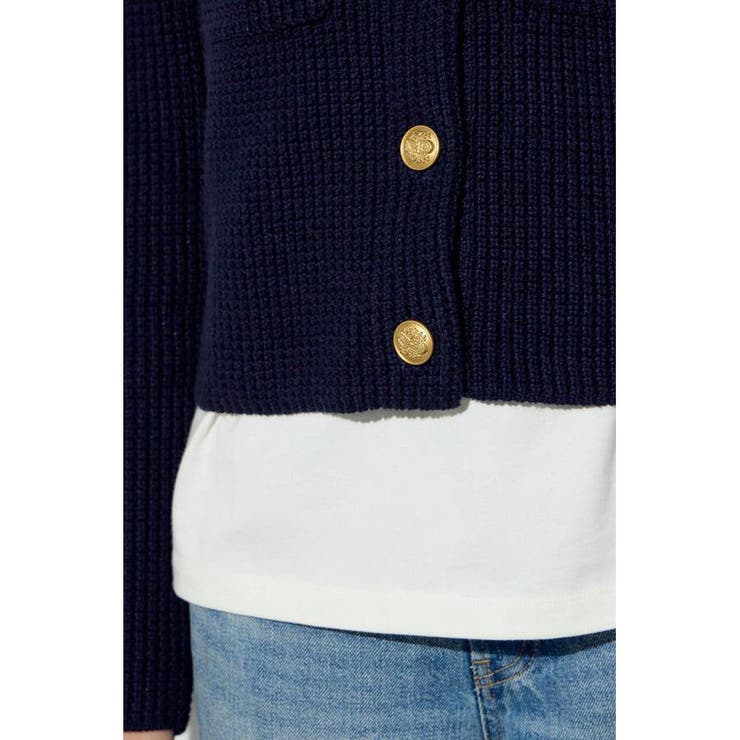 クルーネックツイードライクニットジャケット | AZUL BY MOUSSY | 詳細画像35 