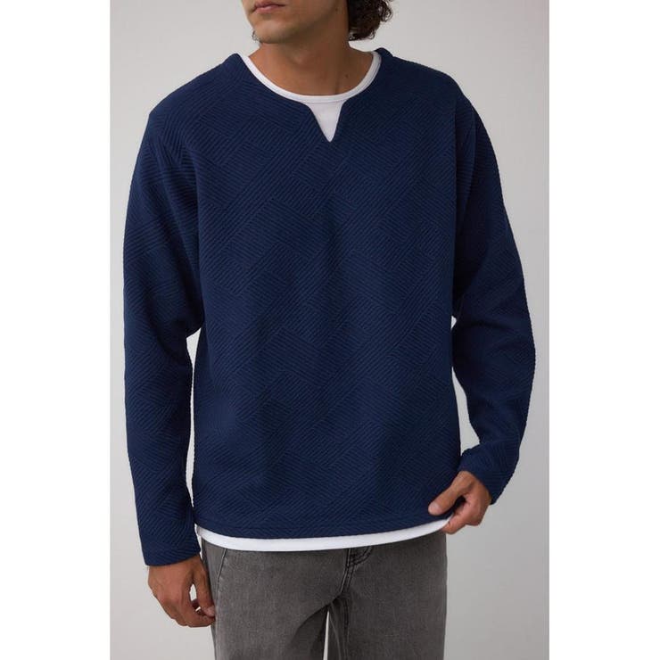 NVY | ジオメトリック柄トップス | AZUL BY MOUSSY