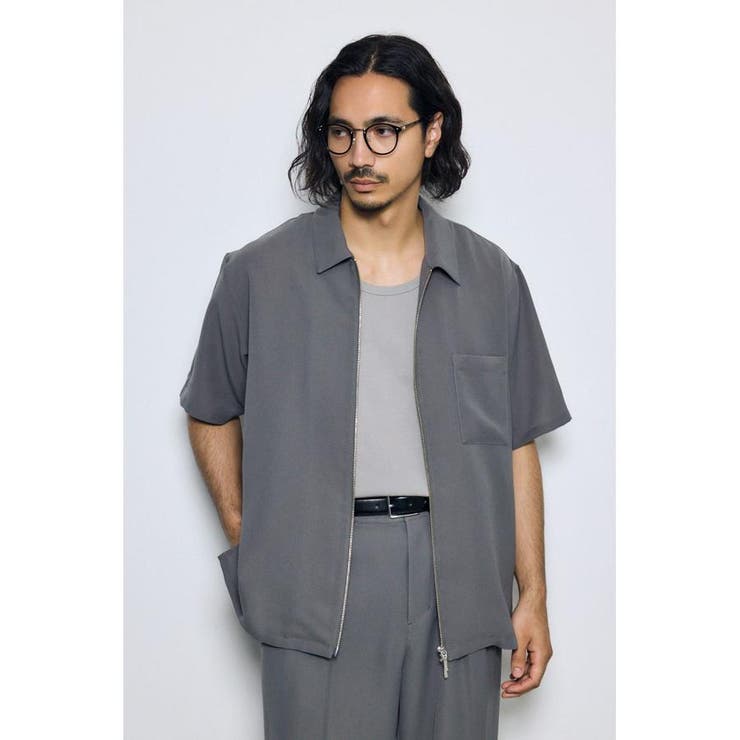 メッシュジップシャツ | AZUL BY MOUSSY | 詳細画像24 