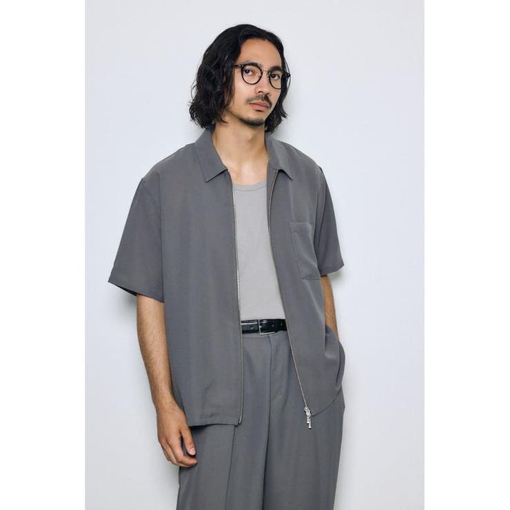 メッシュジップシャツ | AZUL BY MOUSSY | 詳細画像25 