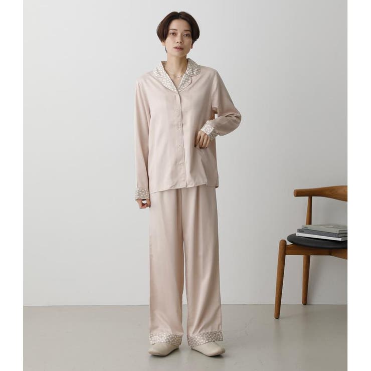 T／H SATIN PIPING PAJAMAS[品番：AZLW0019368]｜AZUL BY MOUSSY