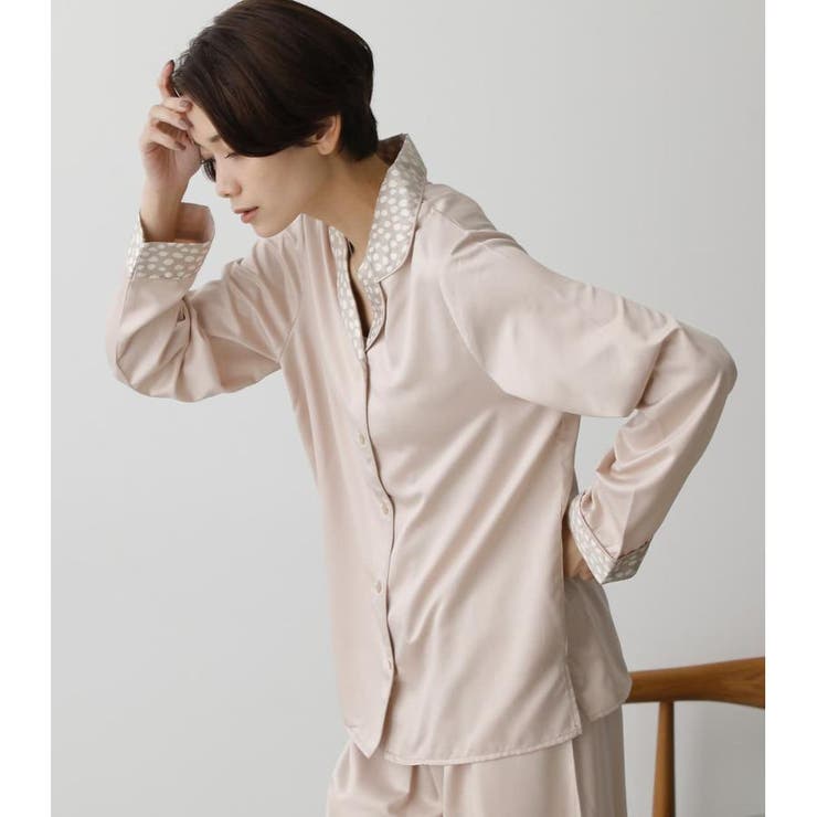 T／H SATIN PIPING PAJAMAS[品番：AZLW0019368]｜AZUL BY MOUSSY